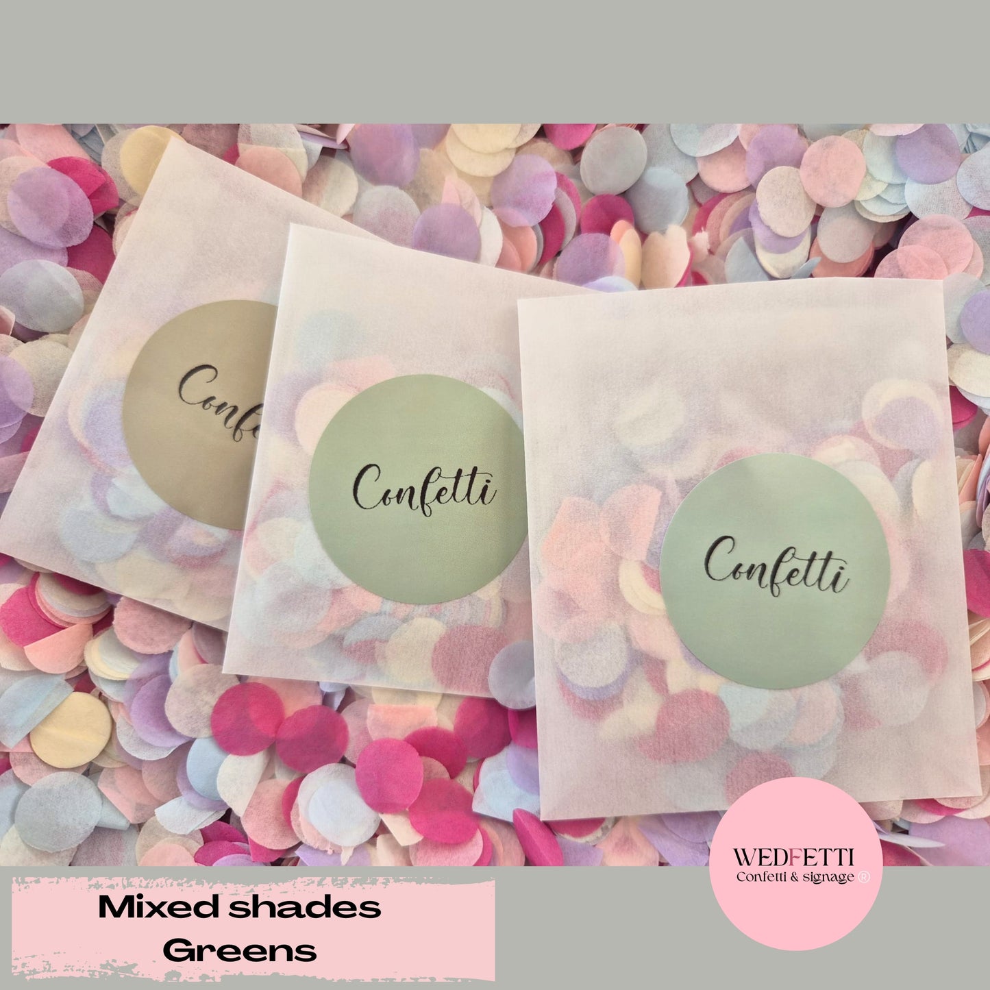 Biodegradable Confetti packets