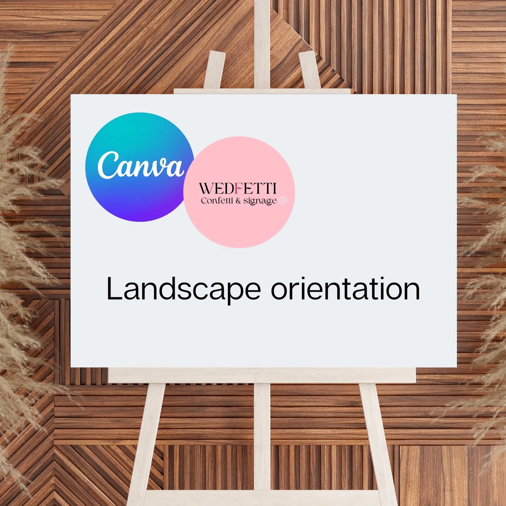 A1 Sign upload your own WedFetti