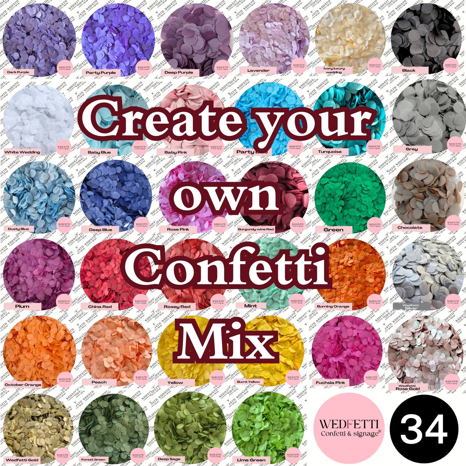 Create your own Confetti mix