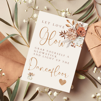 Spicelight Autumn wedding sign collection - WedFetti Confetti & Signage 