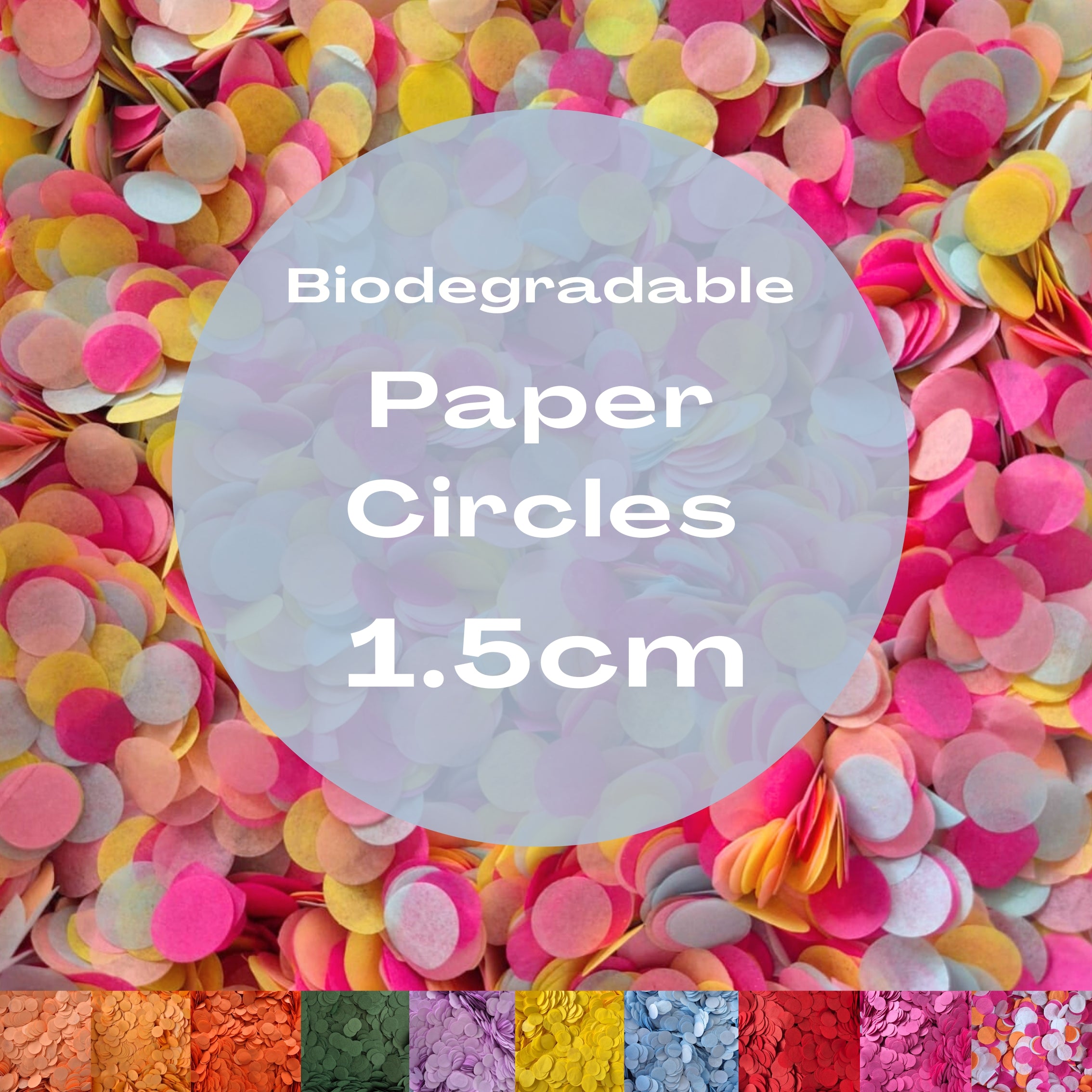 Paper Confetti Colorless Biodegradable Paper Confetti - Eco-Friendly Wedding Confetti | WedFetti ...