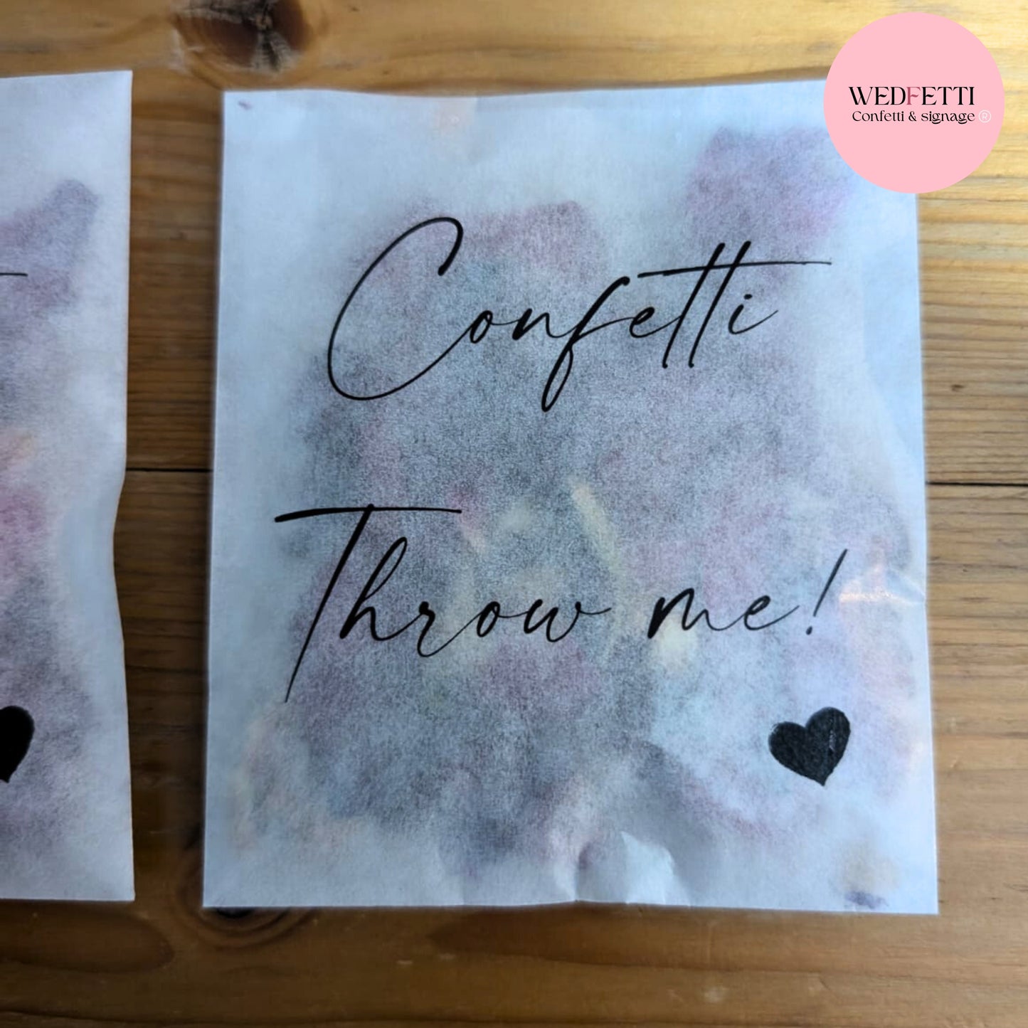 Personalized Biodegradable Confetti packets