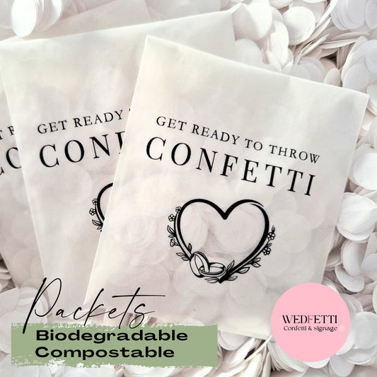 Biodegradable Confetti packets