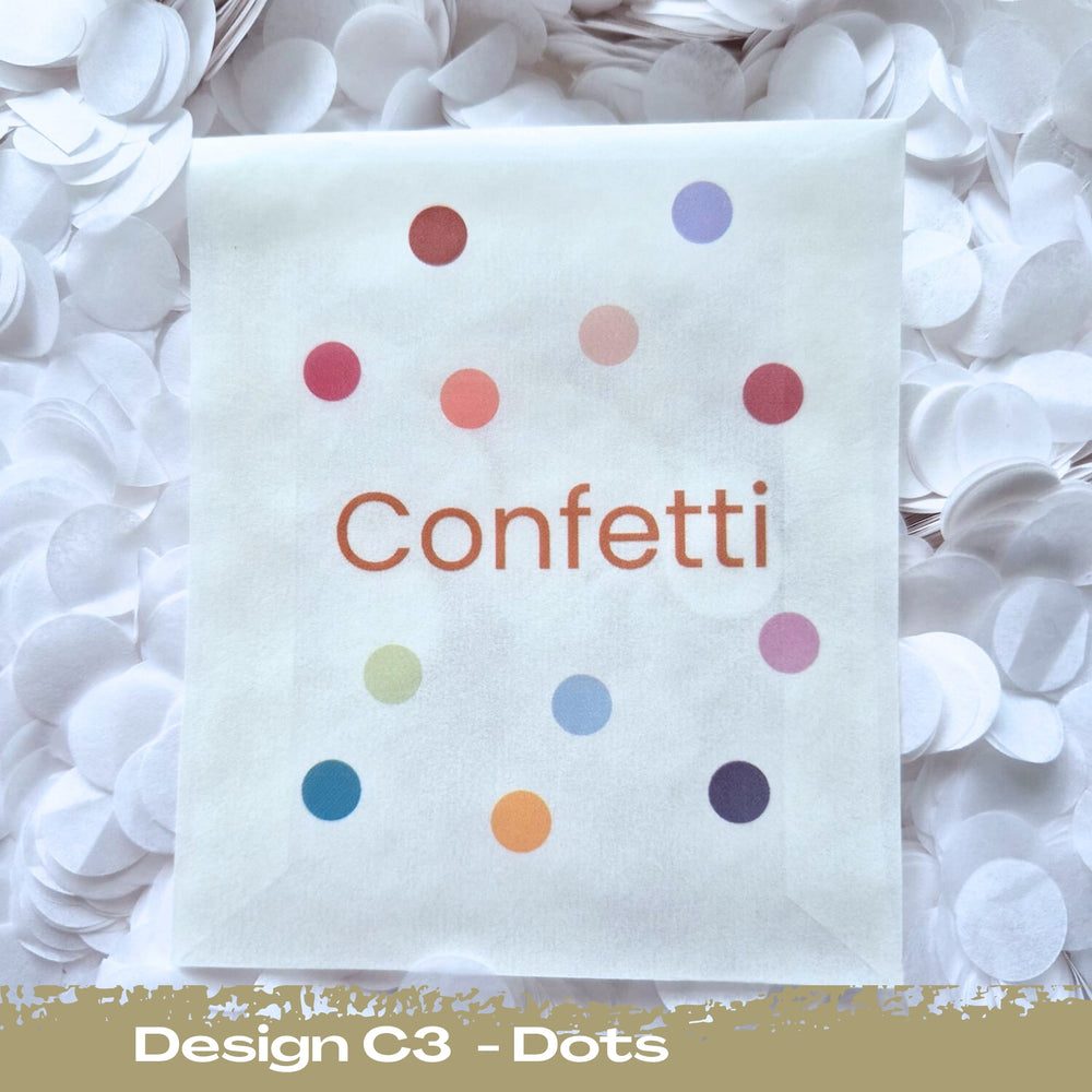 Confetti Packets Biodegradable - C3 Dots