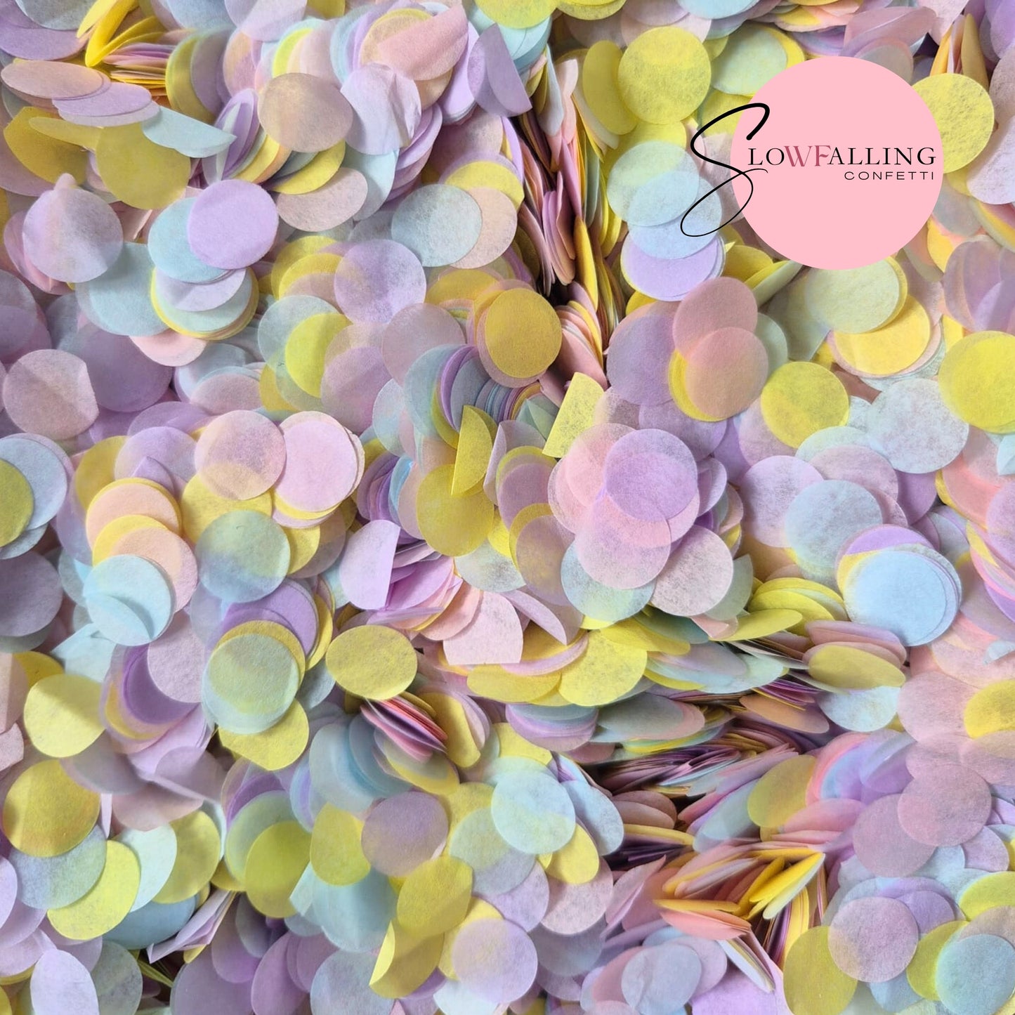 Slow falling paper Confetti - Pastello
