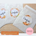 Slow falling paper Confetti - Pastel + Fuschia