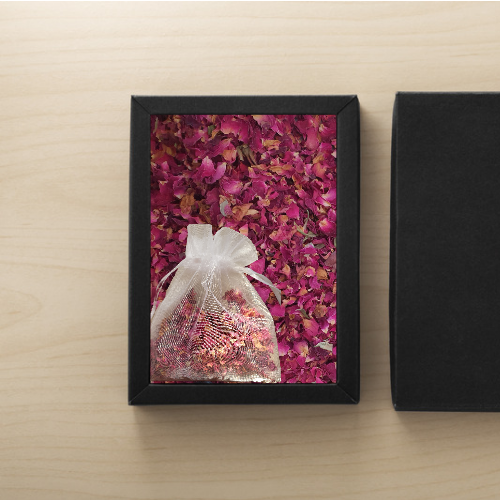 50 x bags Biodegradable Natural Rose petal confetti
