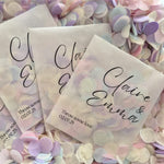 Slow falling paper Confetti - Burning Sunset