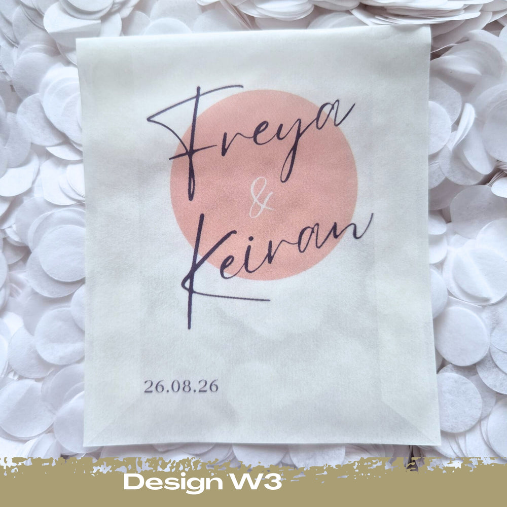 Confetti Packets Biodegradable - W3