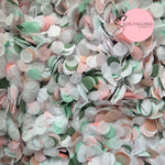 Slow falling paper Confetti - Sage Blush Rose Gold