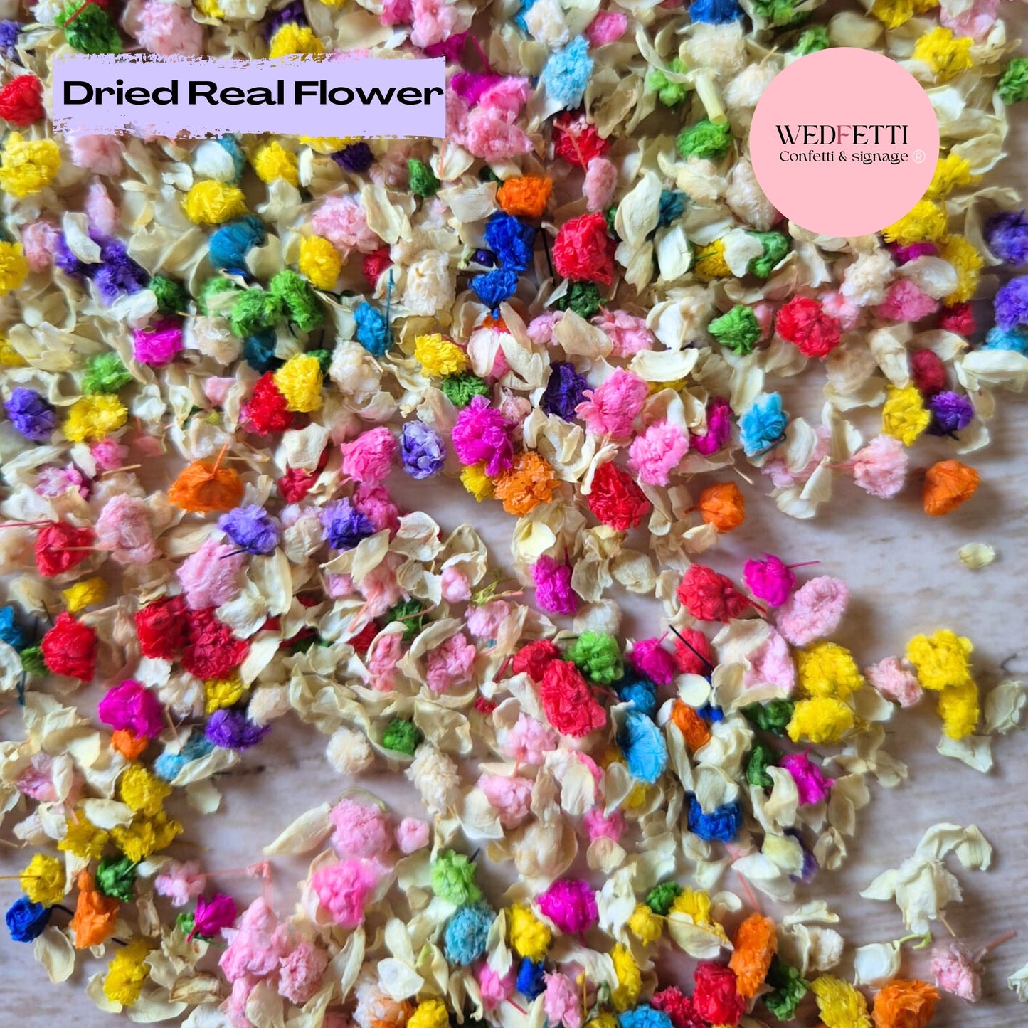 Rainbow Buds & Jasmine petals Confetti mix