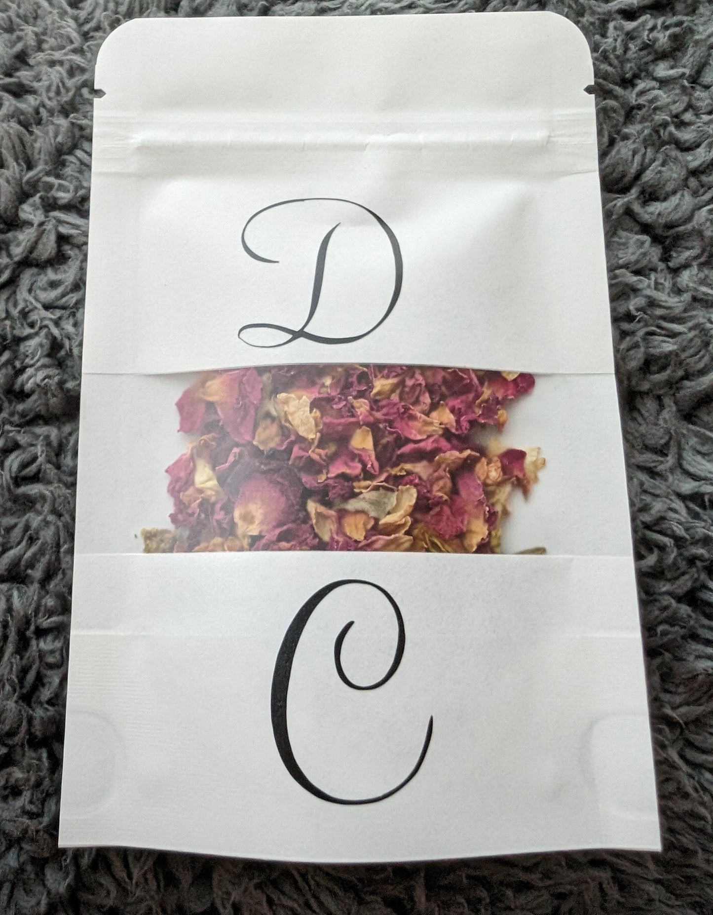 Vinyl personalisation for confetti packets