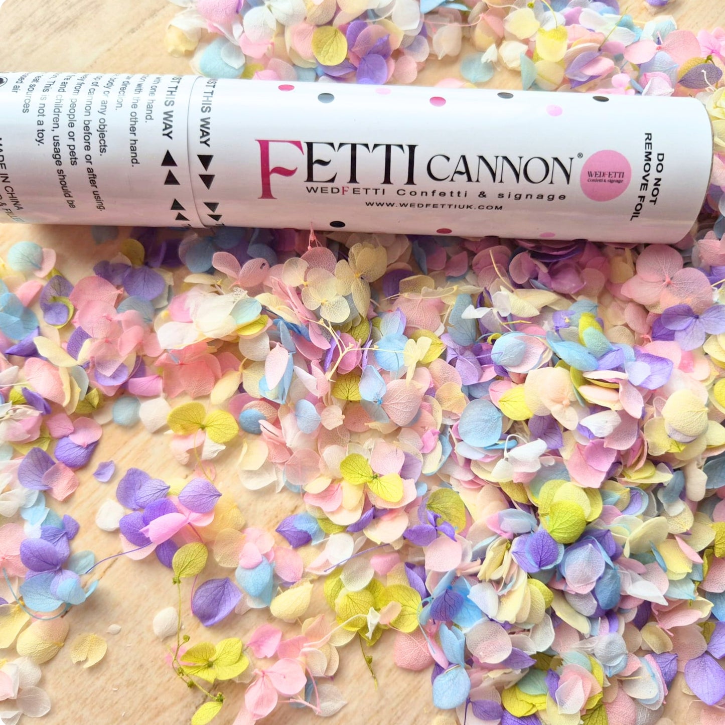 Petal premium Confetti Cannons - Biodegradable
