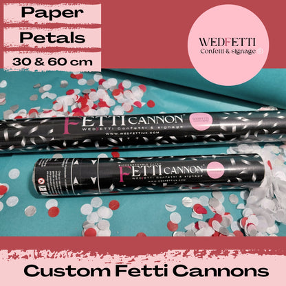 Confetti Cannons 60cm  - Customise your colours