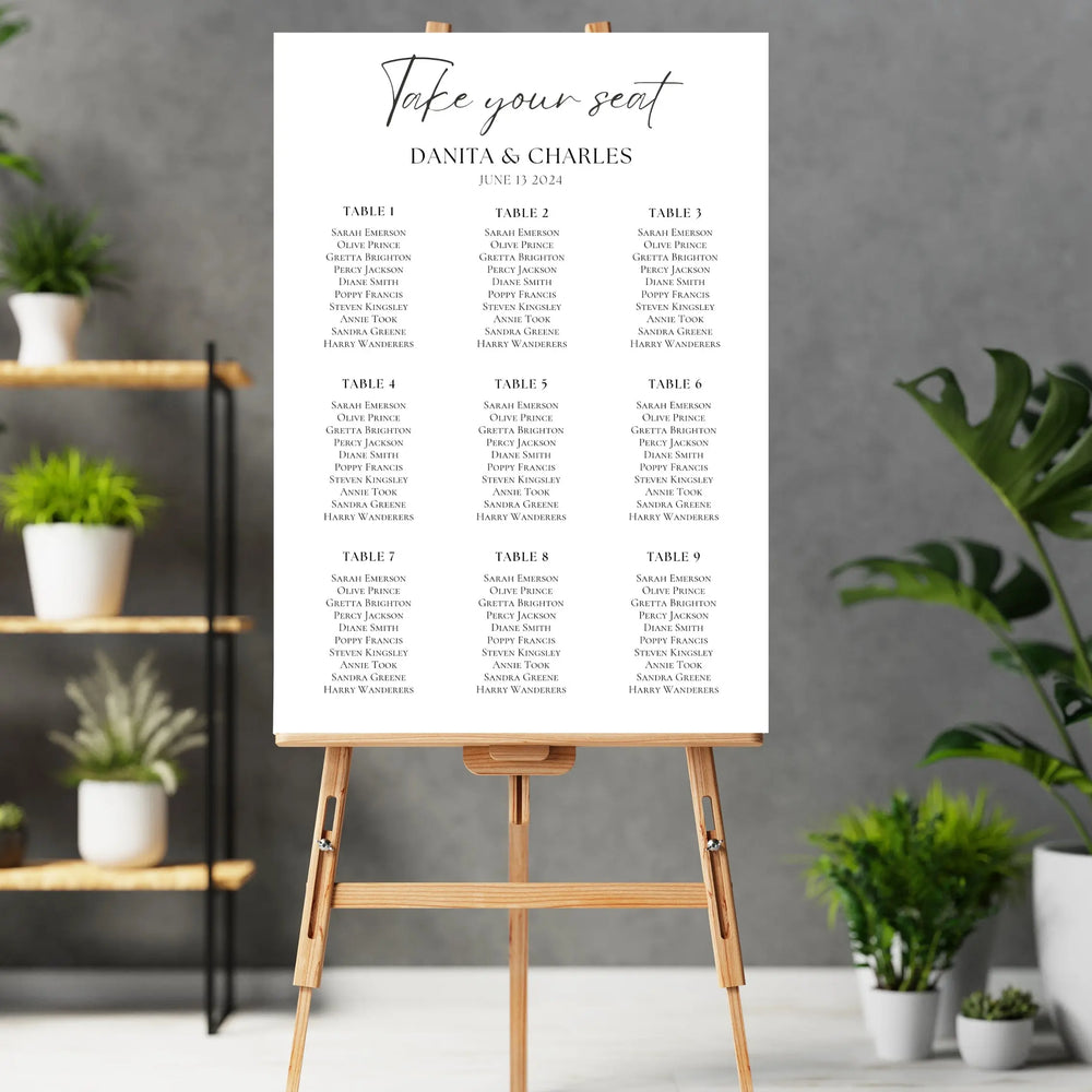A1 Seating plan WedFetti