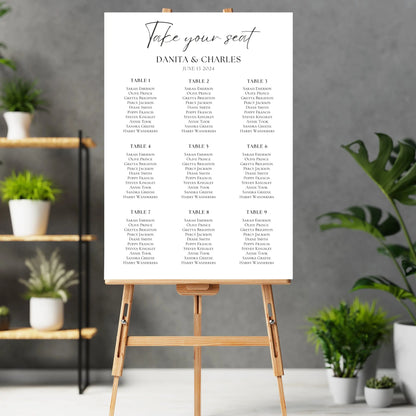 A1 Seating plan WedFetti
