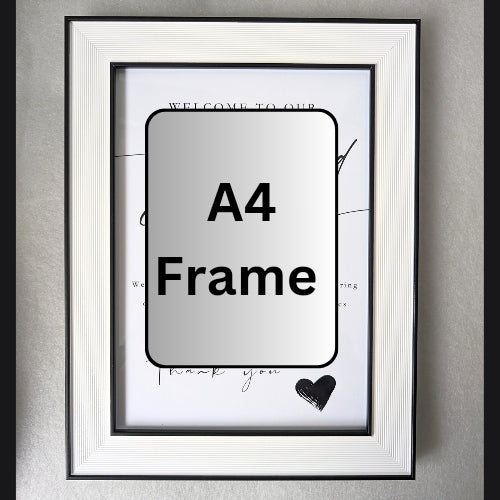 Frame add on - black & white textured premium