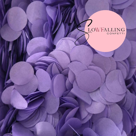 Biodegradable Confetti Slow falling paper - White Jumbo WedFetti