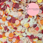 Slow falling paper Confetti - Deep Sunset WedFetti