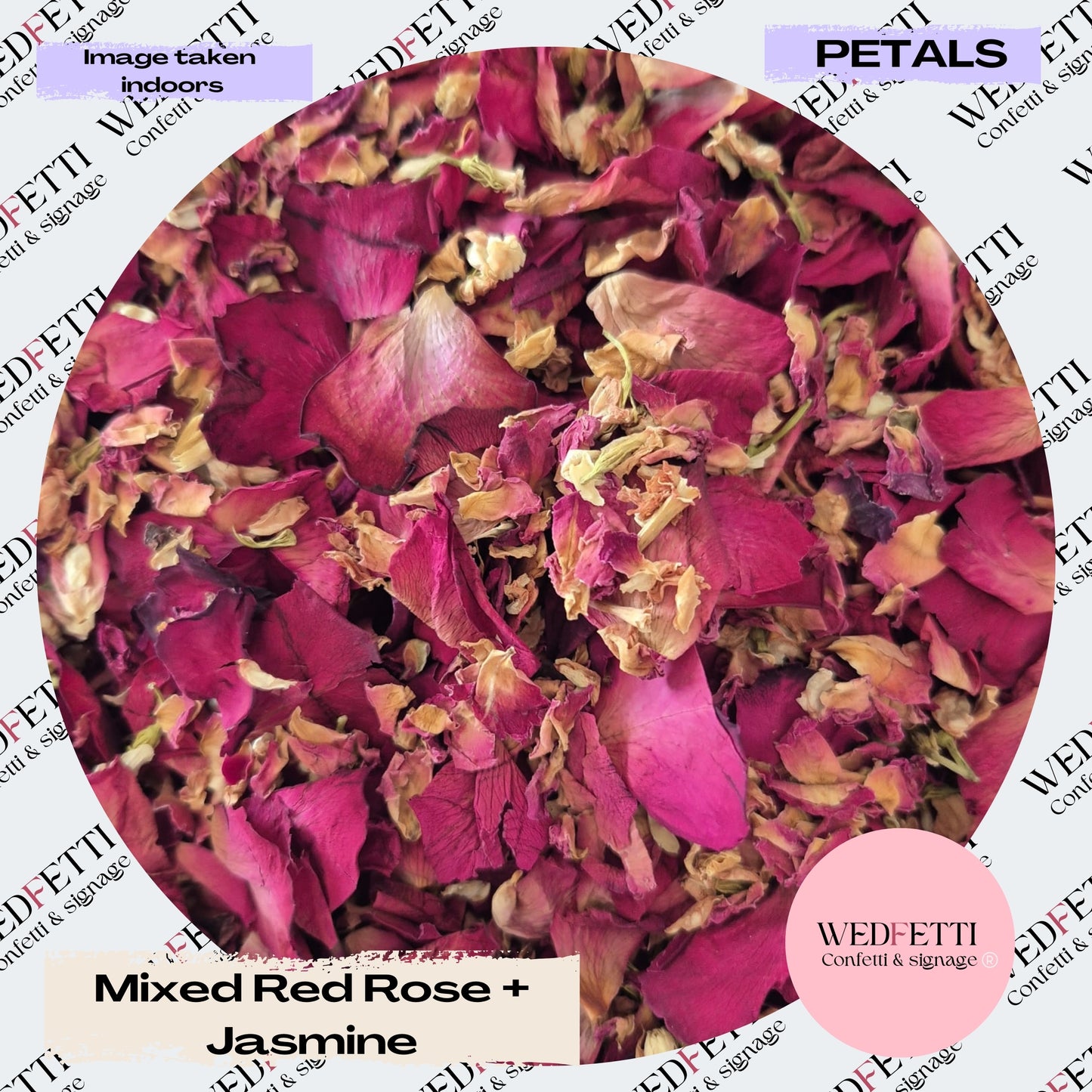 Red Rose & delicate jasmine mix 1 guest serving/ Palm full
