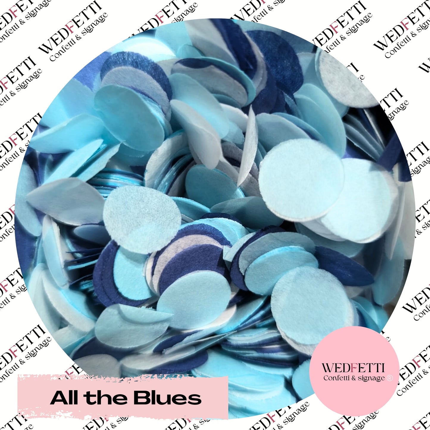 Slow falling paper Confetti - All The Blues