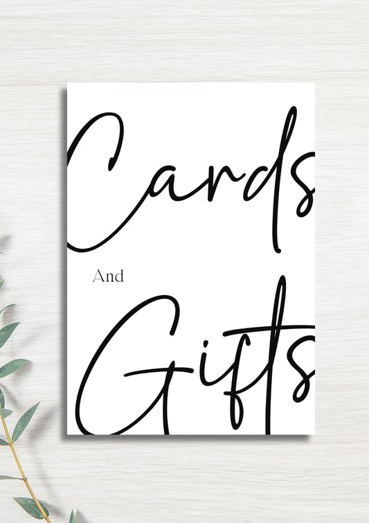 Cards & Gifts (no salutation)