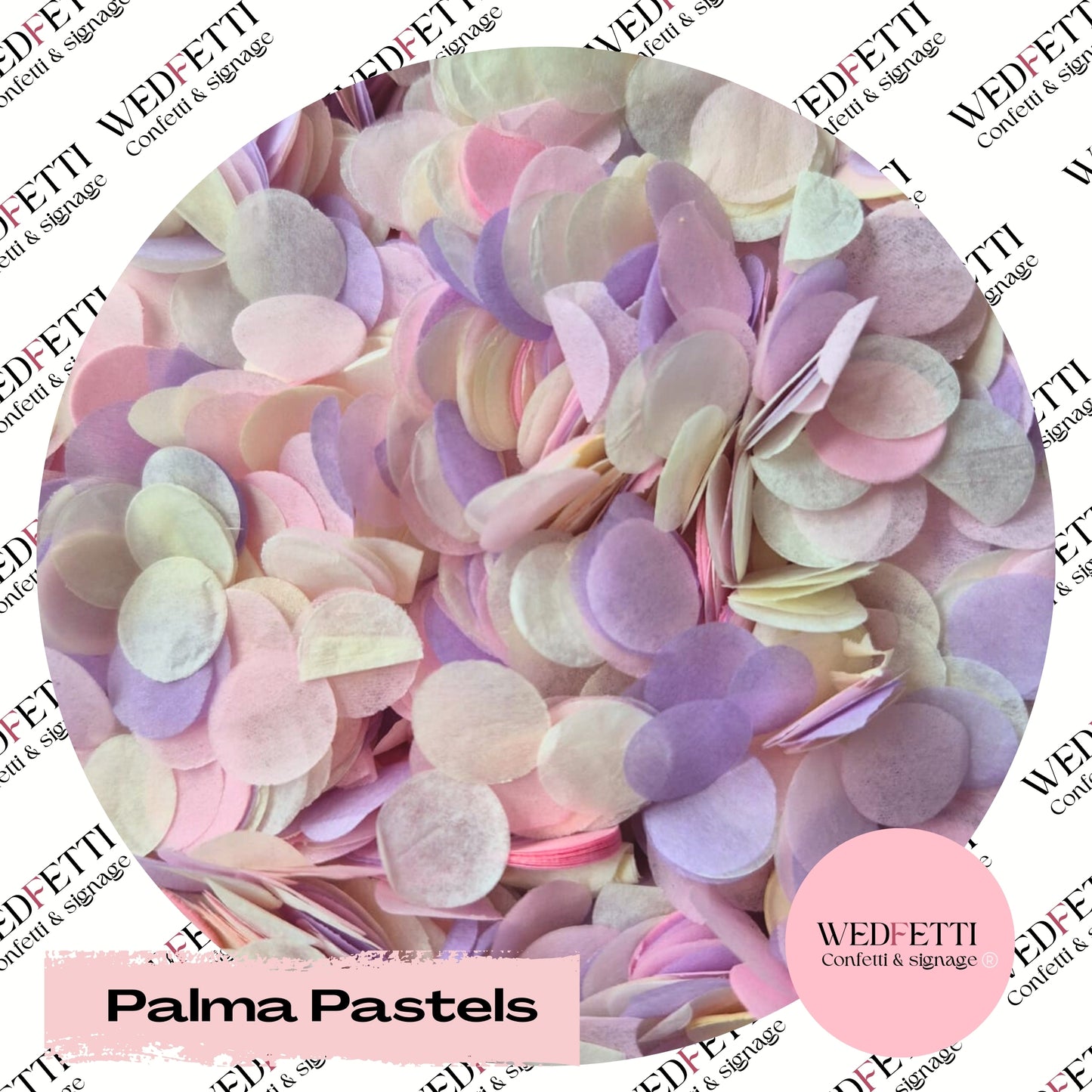 Slow falling paper Confetti - Palma Pastels