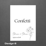 Biodegradable Confetti personalized packets