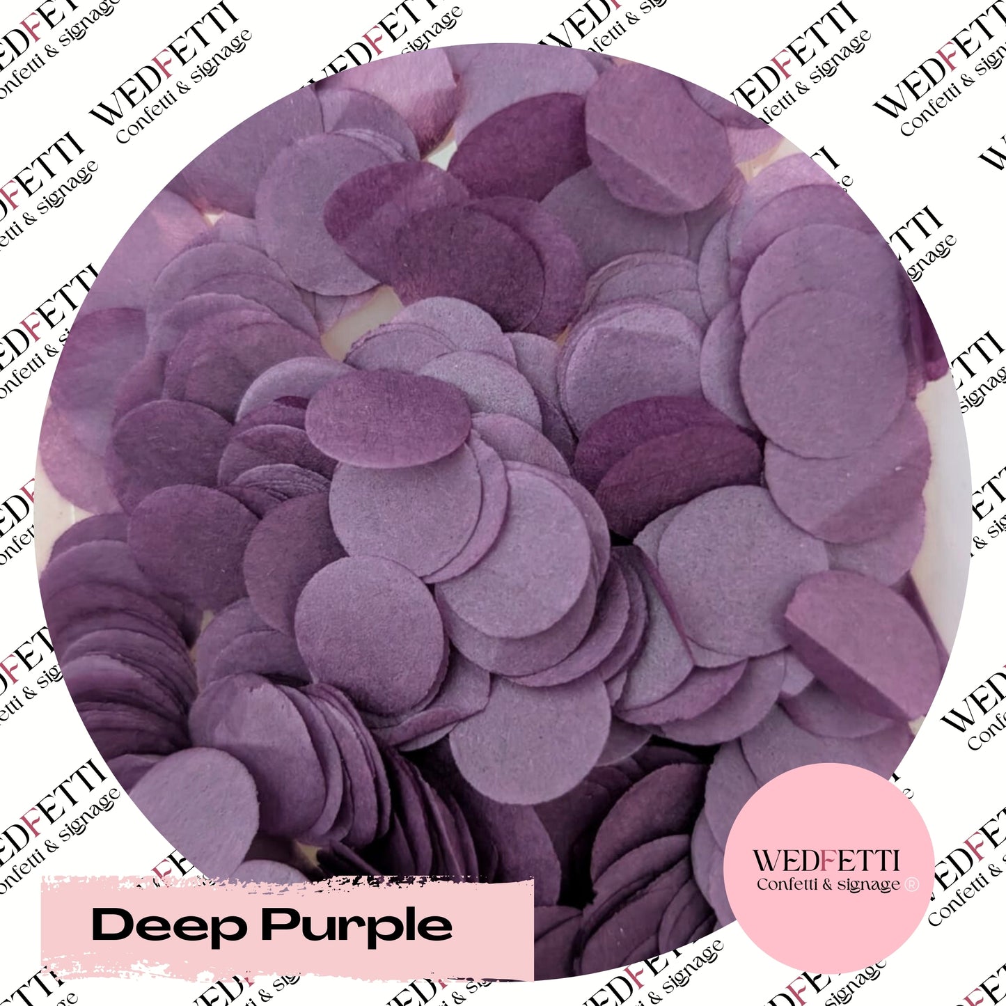 Slow falling paper Confetti - Deep Purple