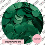 Slow falling paper Confetti - Dark Green - WedFetti Confetti & Signage
