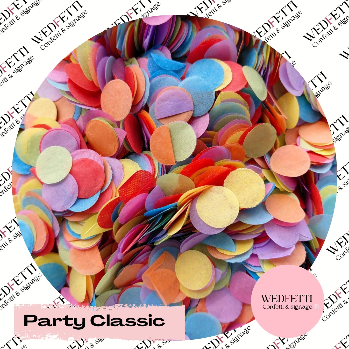 Slow falling paper Confetti - Classic Party