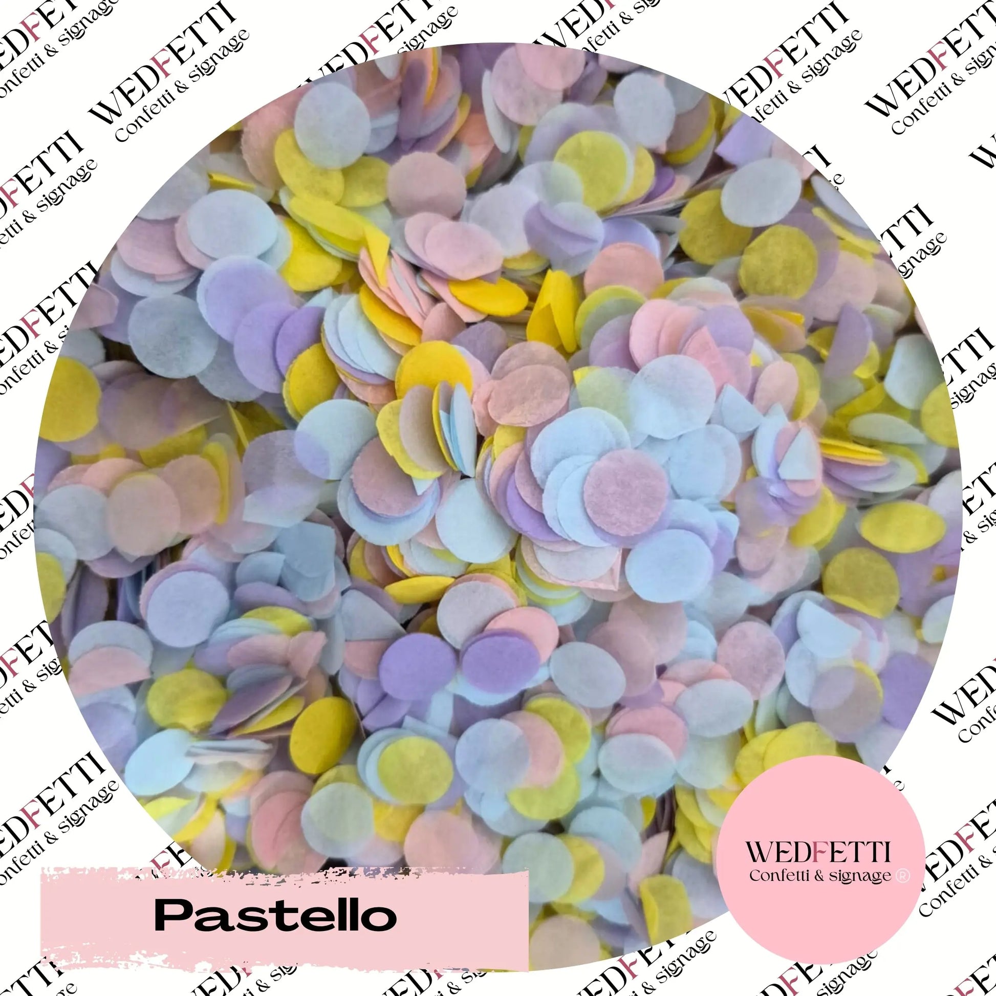 Slow falling paper Confetti - Pastello WedFetti