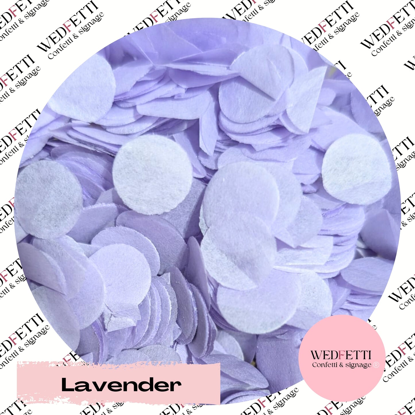 Slow falling paper Confetti - Lavender