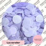 Slow falling paper Confetti - Lavender - WedFetti Confetti & Signage