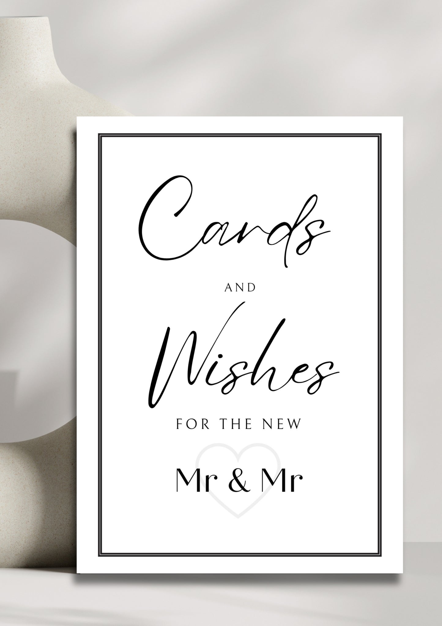 White stone collection - Cards & Wishes (Mr & Mr)