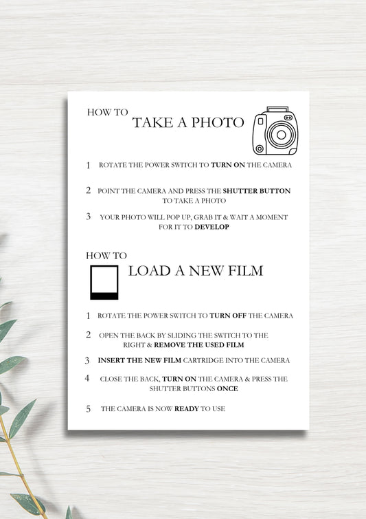 Photo Guestbook instructions