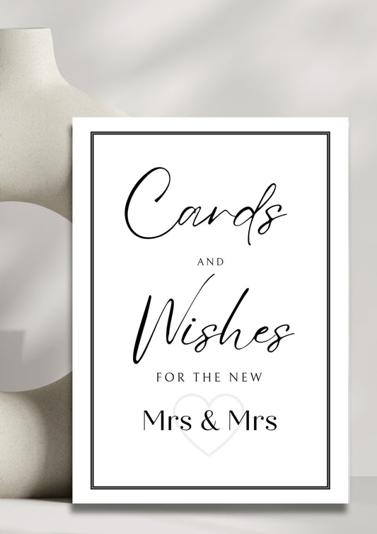White stone collection - Cards & Wishes (Mrs & Mrs)