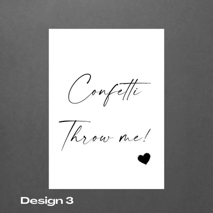 Biodegradable Confetti personalized packets
