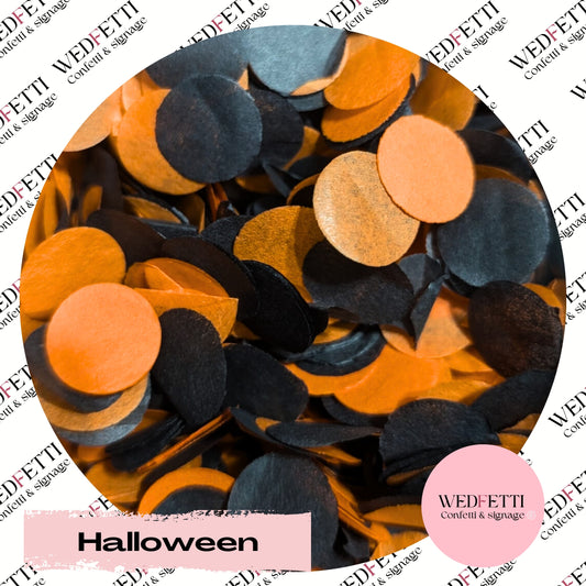 Slow falling paper Confetti - Halloween