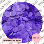 Slow falling paper Confetti - Electric Purple - WedFetti Confetti & Signage