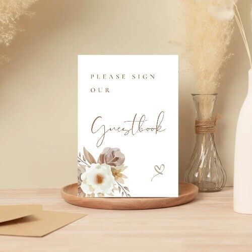 Wedding Sign Bundle X13 (Physical Items) A5