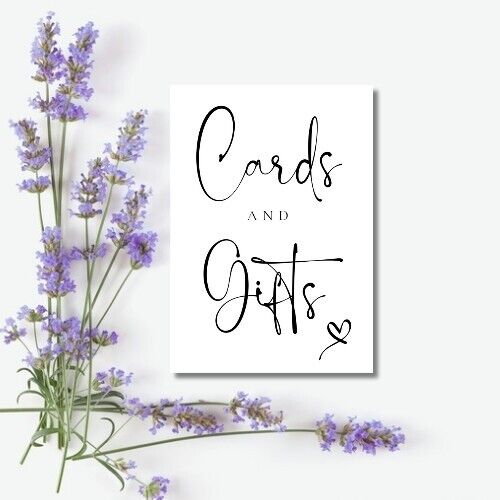 Wedding Sign A5 - Cards & Gifts (Physical Item)